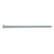 MIDWEST FASTENER #8-32 x 4 in Slotted Round Machine Screw, Zinc Plated Steel, 15 PK 68264